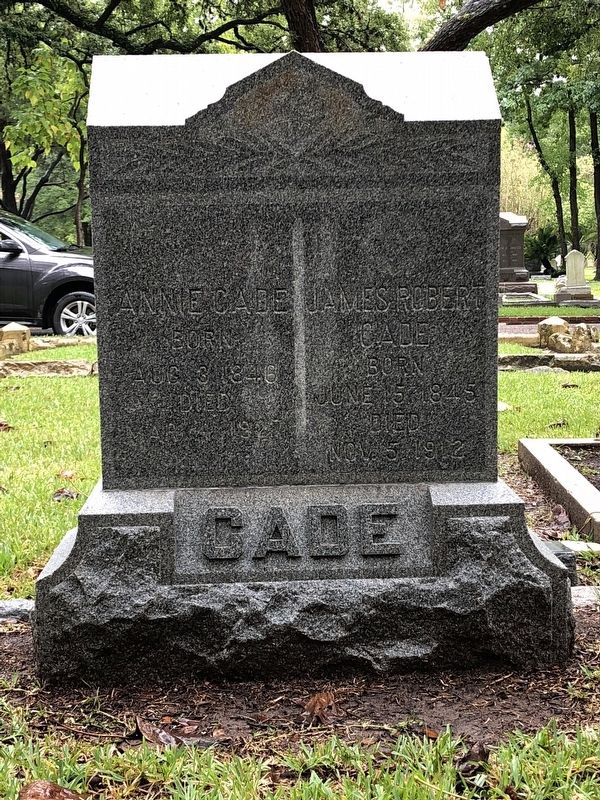 James Robert Cade Grave Marker image. Click for full size.