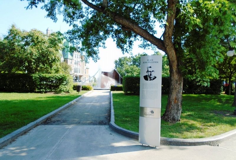 Place Jean-Pelletier Marker. Click for full size. Place Jean-Pelletier Marker image. Click for full size.