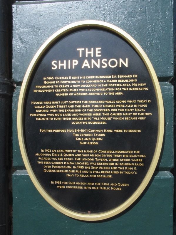 The Ship Anson Marker image. Click for full size.