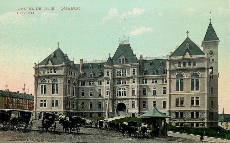 L'h�tel de Ville. Qu�bec. City Hall. image. Click for full size.