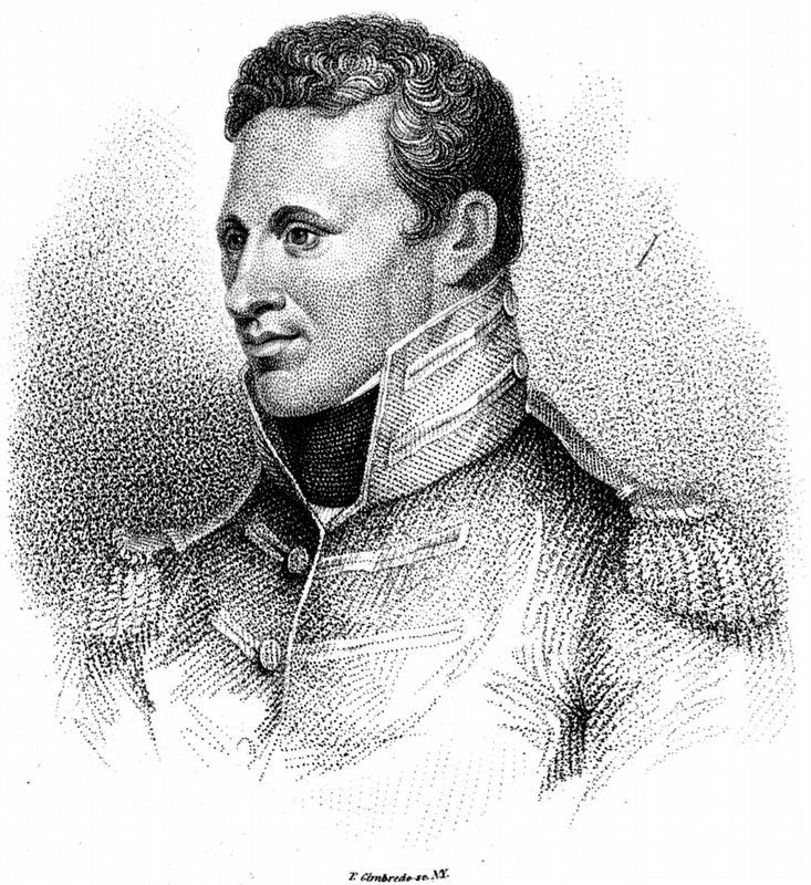 General Pike<br>as he appeared during the War of 1812 image. Click for full size.
