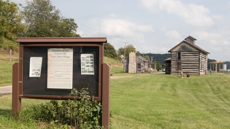 Welcome to the Adamsville Log Cabin Village image. Click for full size.