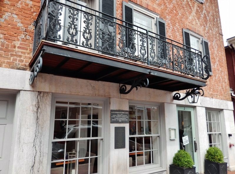 The Alexander-Withrow House (<i>front balcony detail</i>) image. Click for full size.