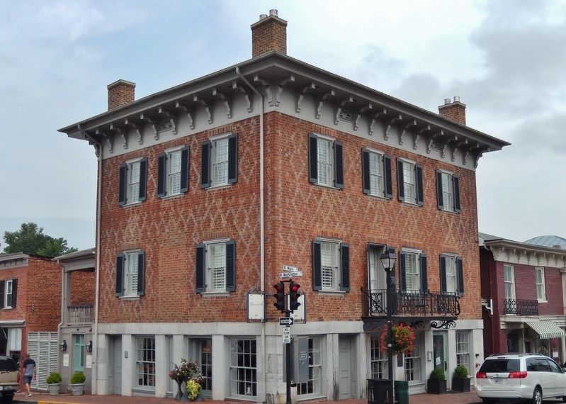 The Alexander-Withrow House (<i>corner view; marker visible on pillar near left edge</i>) image. Click for full size.
