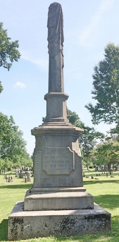 Confederate Monument of Bowling Green (rear dedication). image. Click for full size.