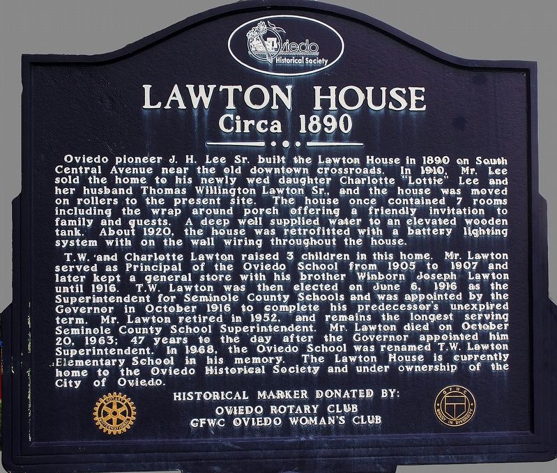 Lawton House Marker image. Click for full size.