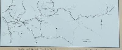 A Vast Network of Indigenous Trails Marker (map, detail). Click for full size. A Vast Network of Indigenous Trails Marker (map, detail) image. Click for full size.