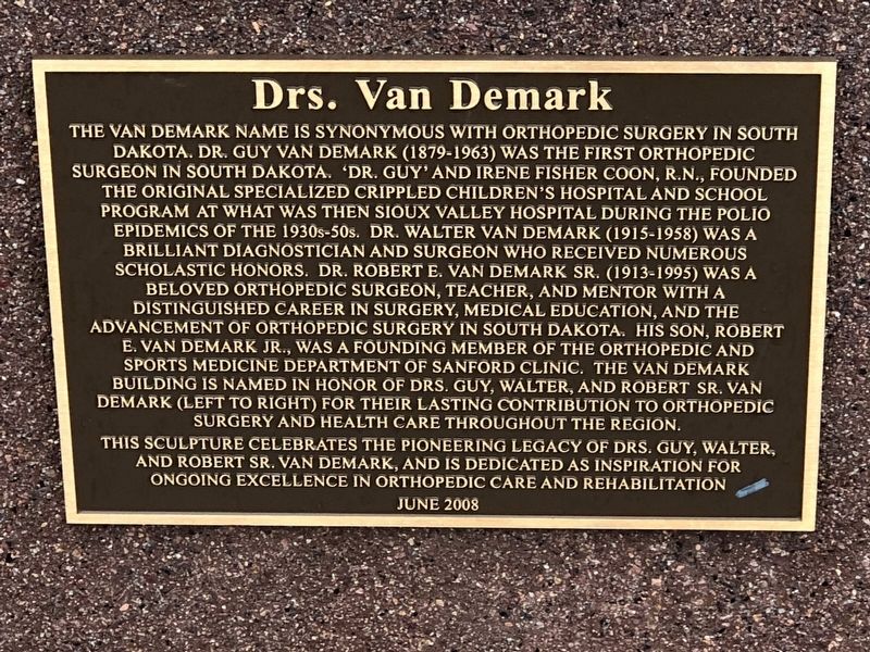 Drs. Van Demark Marker. Click for full size. Drs. Van Demark Marker image. Click for full size.