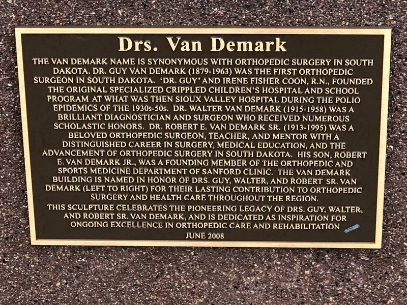 Drs. Van Demark Marker image. Click for full size.