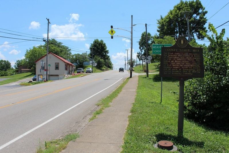 County Named, 1823 Marker. Click for full size. County Named, 1823 Marker image. Click for full size.