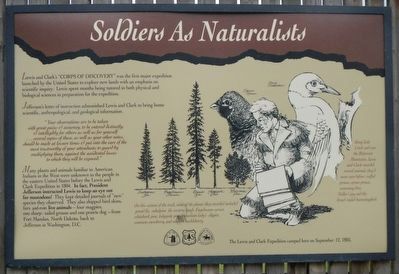 Soldiers as Naturalists Marker image. Click for full size.