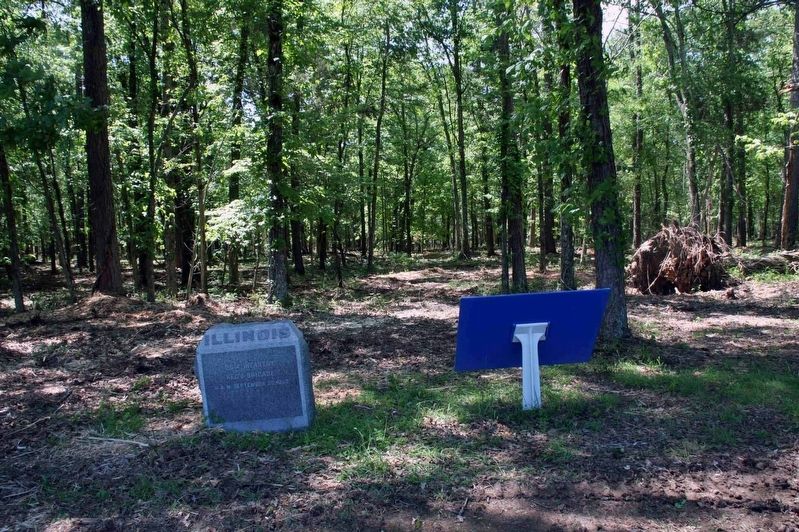25th Illinois Infantry Marker. Click for full size. 25th Illinois Infantry Marker image. Click for full size.