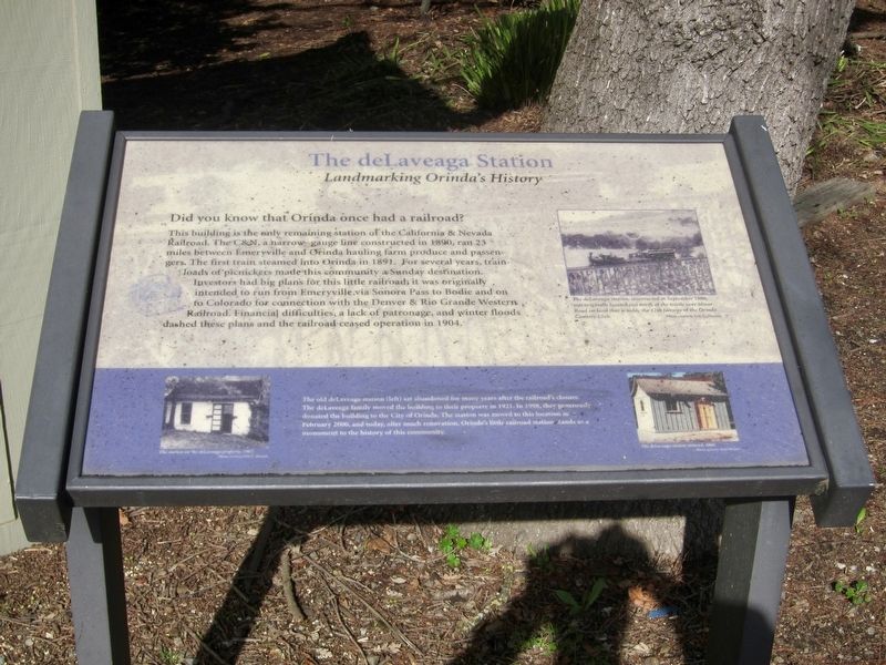 The deLaveaga Station Marker. Click for full size. The deLaveaga Station Marker image. Click for full size.