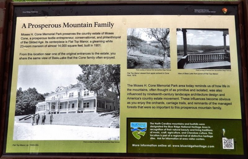 A Prosperous Mountain Family Marker image. Click for full size.