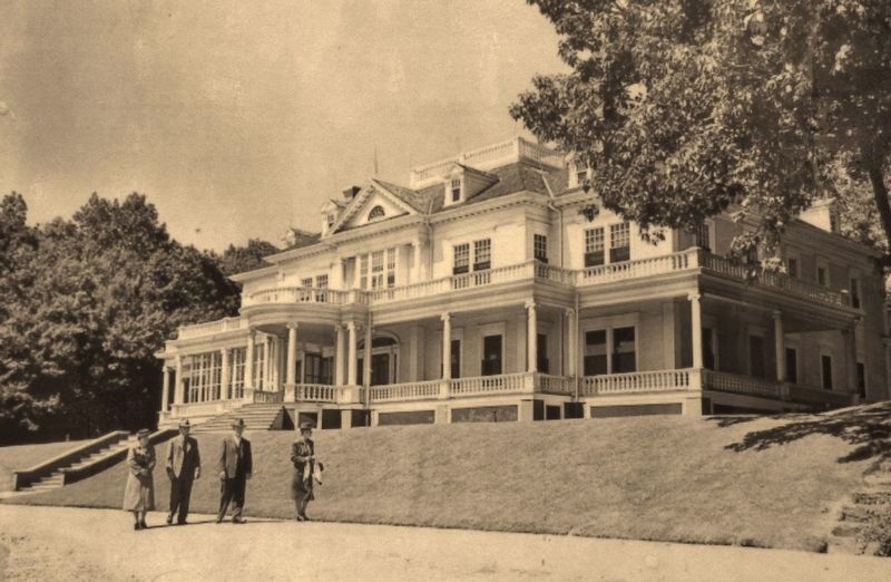 Marker detail: Flat Top Manor, ca. 1940s-1950s. Click for full size. Marker detail: Flat Top Manor, ca. 1940s-1950s image. Click for full size.