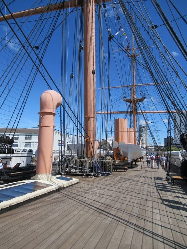 Main Deck of HMS <i>Warrior</i>. Click for full size. Main Deck of HMS <i>Warrior</i> image. Click for full size.