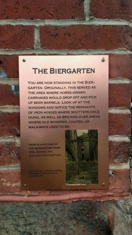 The Biergarten Marker. Click for full size. The Biergarten Marker image. Click for full size.