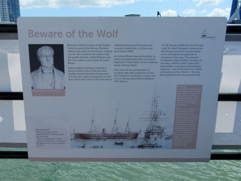 Beware of the Wolf Marker image. Click for full size.