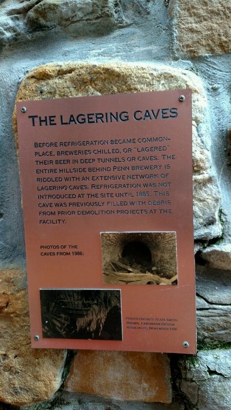 The Lagering Caves Marker image. Click for full size.