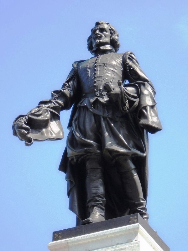 Champlain Monument Statue image. Click for full size.