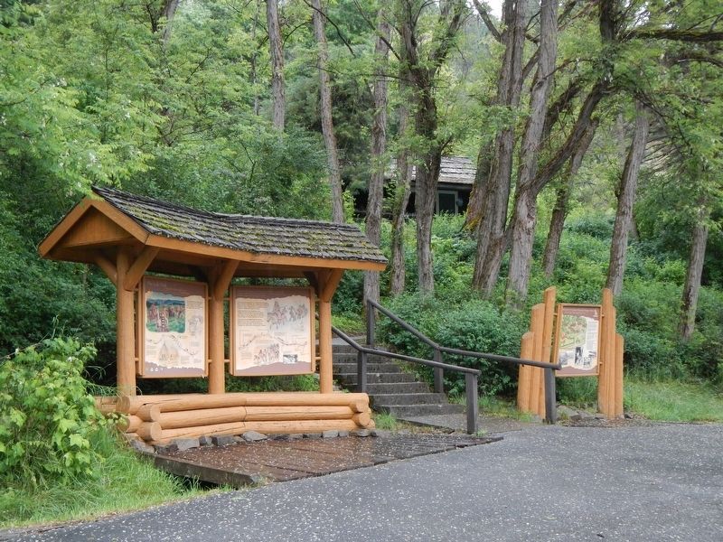 The Lolo Trail Marker image. Click for full size.
