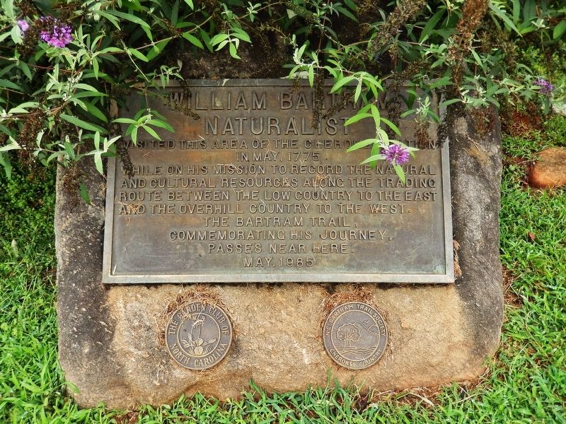 William Bartram Naturalist Marker (<i>wide view</i>) image. Click for full size.