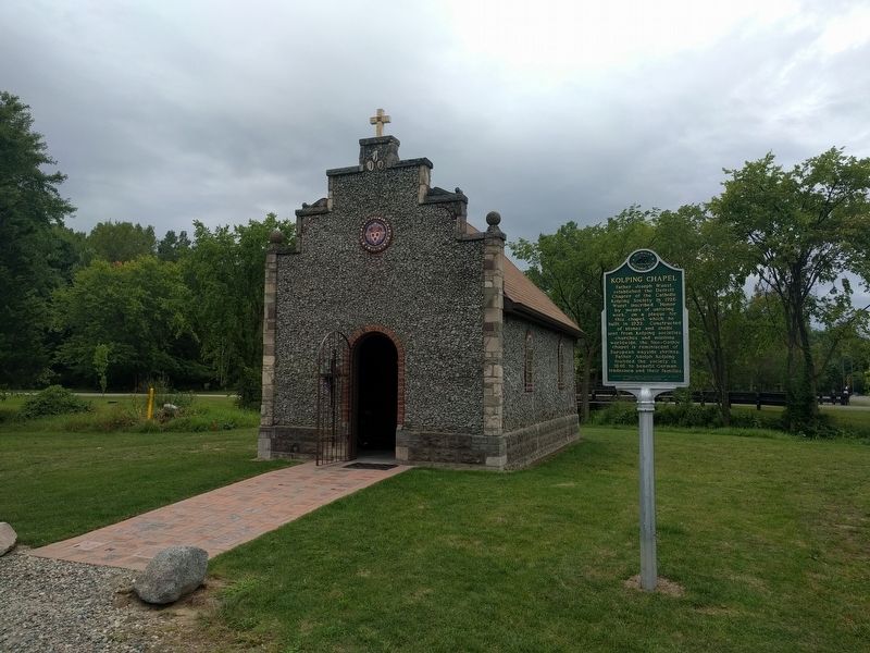 Kolping Chapel and Marker image. Click for full size.