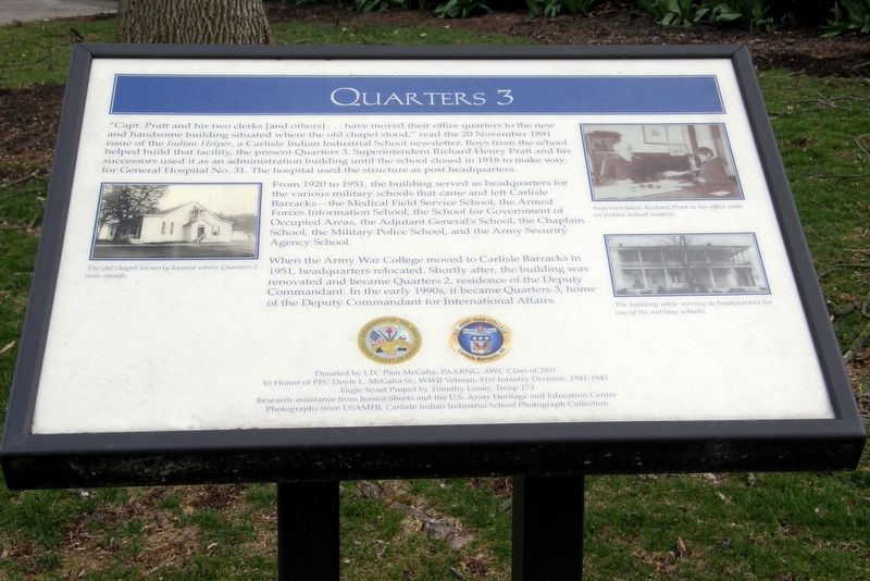 Quarters 3 Marker image. Click for full size.