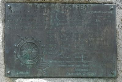 Travellers Rest Marker. Click for full size. Travellers Rest Marker image. Click for full size.