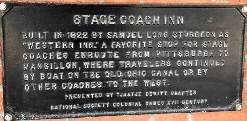 Stage Coach Inn Marker image. Click for full size.