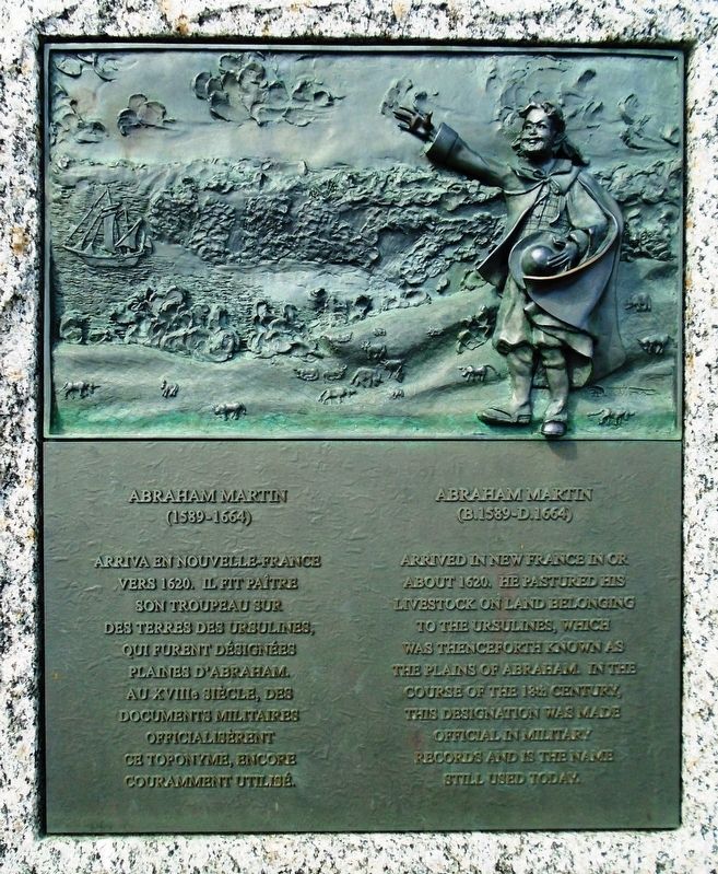 Abraham Martin Marker. Click for full size. Abraham Martin Marker image. Click for full size.