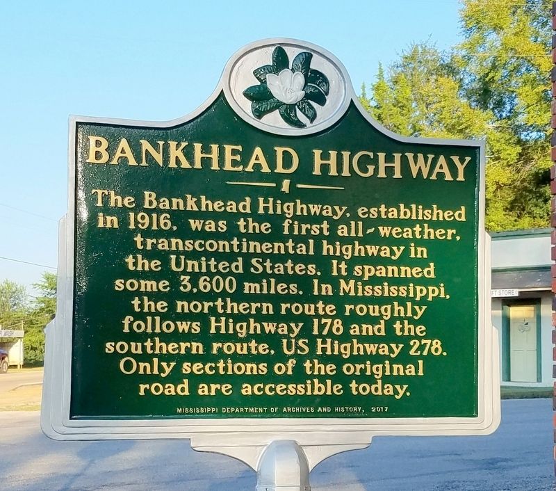 Bankhead Highway Marker image. Click for full size.