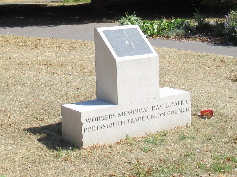 Workers Memorial Day Marker. Click for full size. Workers Memorial Day Marker image. Click for full size.