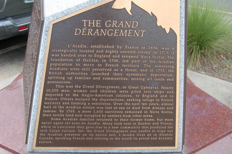 The Grand Drangement / Le Grand Drangement Marker image. Click for full size.