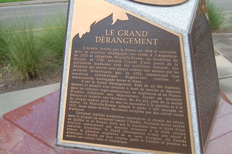 The Grand Drangement / Le Grand Drangement Marker image. Click for full size.