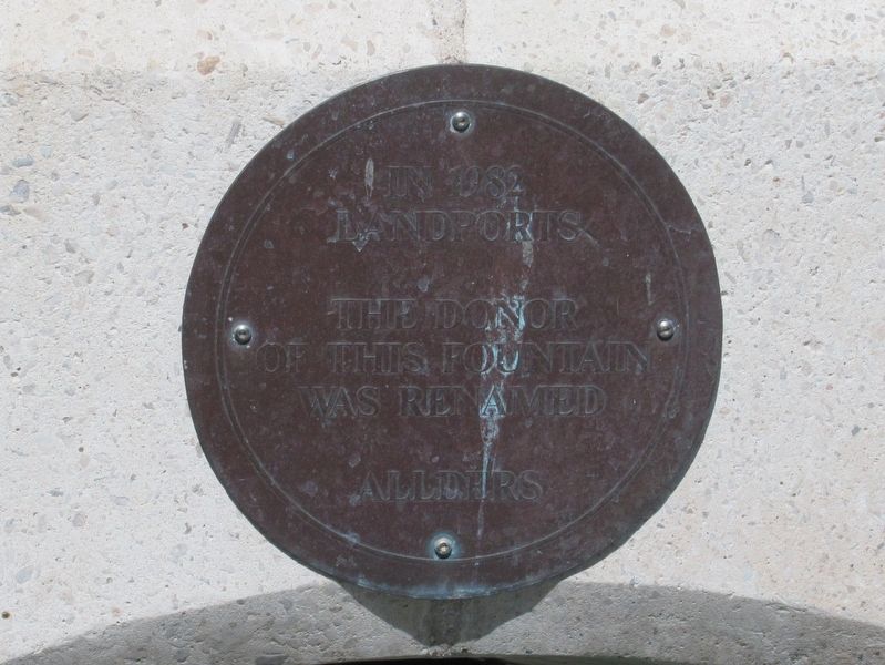 Jubilee Fountain Marker. Click for full size. Jubilee Fountain Marker image. Click for full size.