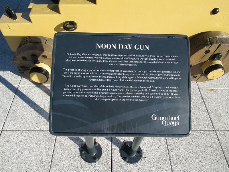 Noon Day Gun Marker image. Click for full size.