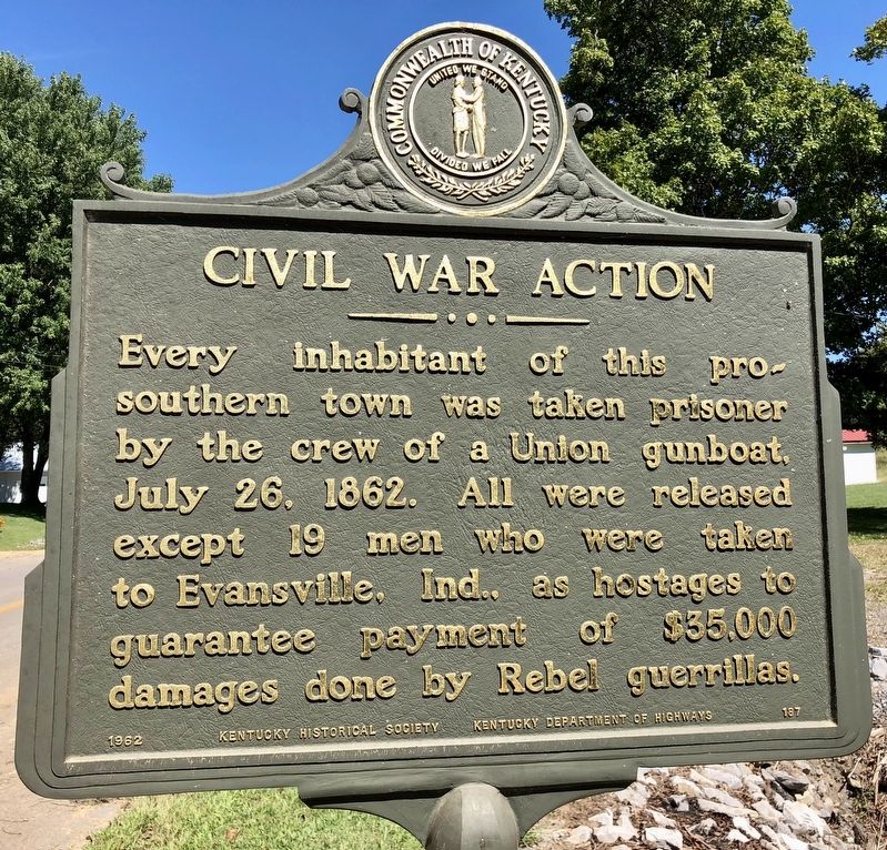 Civil War Action Marker. Click for full size. Civil War Action Marker image. Click for full size.