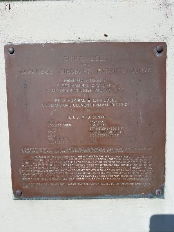 Ships Bell Marker image. Click for full size.