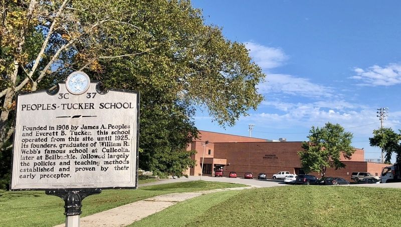View from marker towards the Springfield Middle School. image. Click for full size.