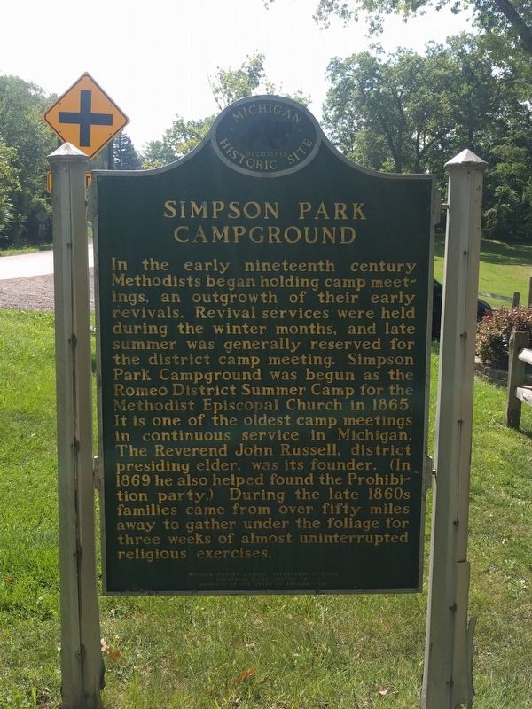 Simpson Park Campground Marker image. Click for full size.