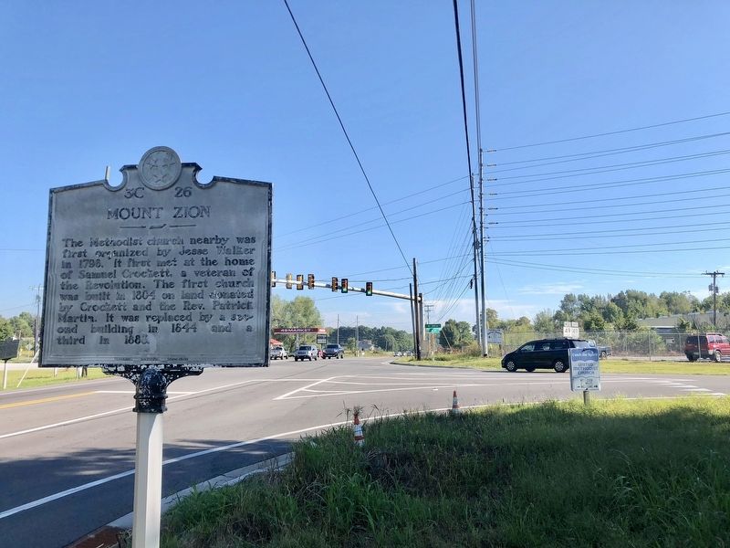 View north on Tennessee Highway 49 towards Springfield. image. Click for full size.