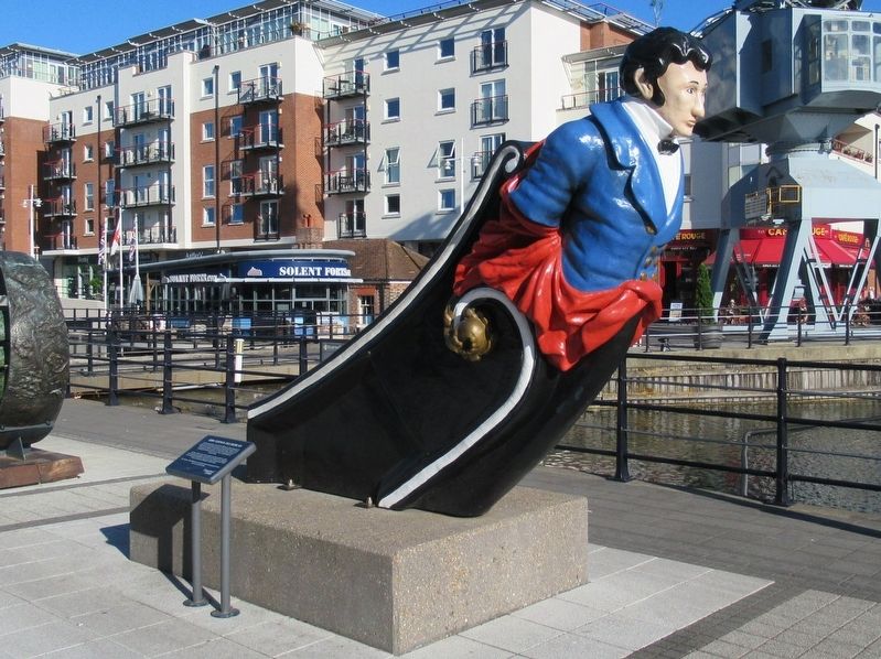 HMS Vernon Figurehead Marker. Click for full size. HMS Vernon Figurehead Marker image. Click for full size.
