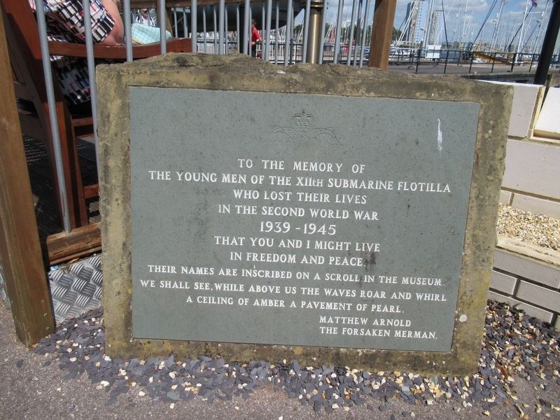 XIIth Submarine Flotilla Memorial. Click for full size. XIIth Submarine Flotilla Memorial image. Click for full size.