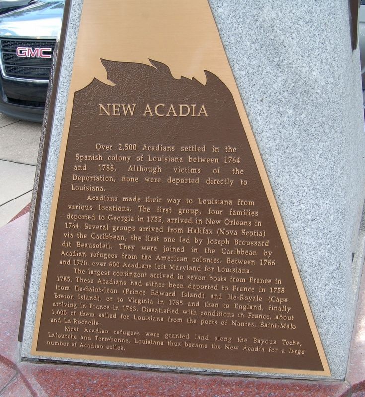 New Acadia / Nouvelle Acadie Marker image. Click for full size.