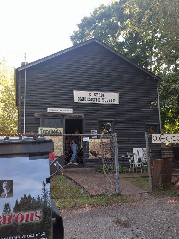Clyde Craig Blacksmith Museum. Click for full size. Clyde Craig Blacksmith Museum image. Click for full size.