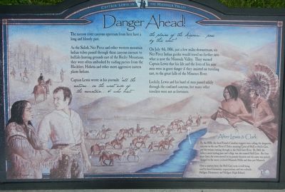 Danger Ahead! Marker image. Click for full size.