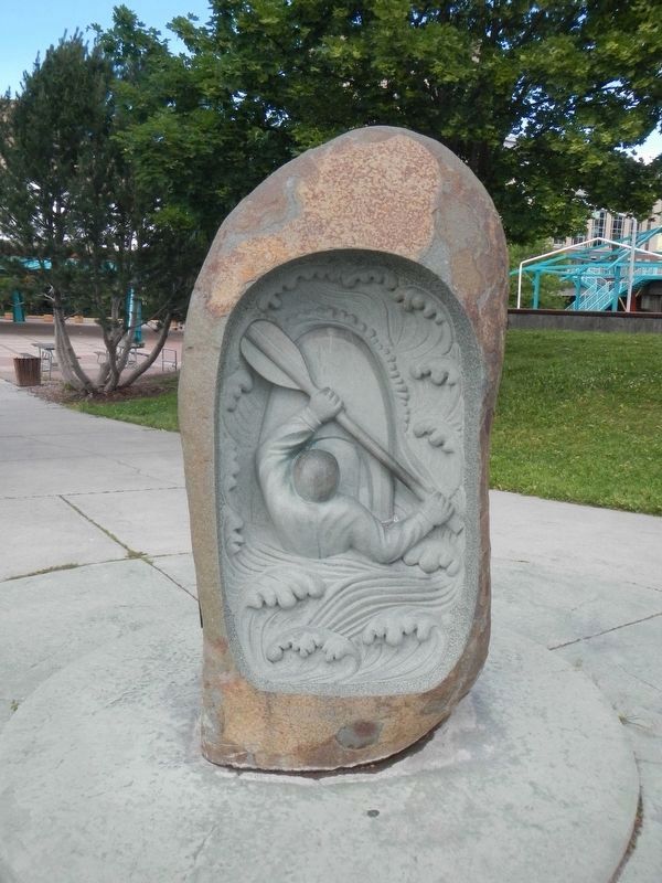 Brennan's Wave Monument image. Click for full size.