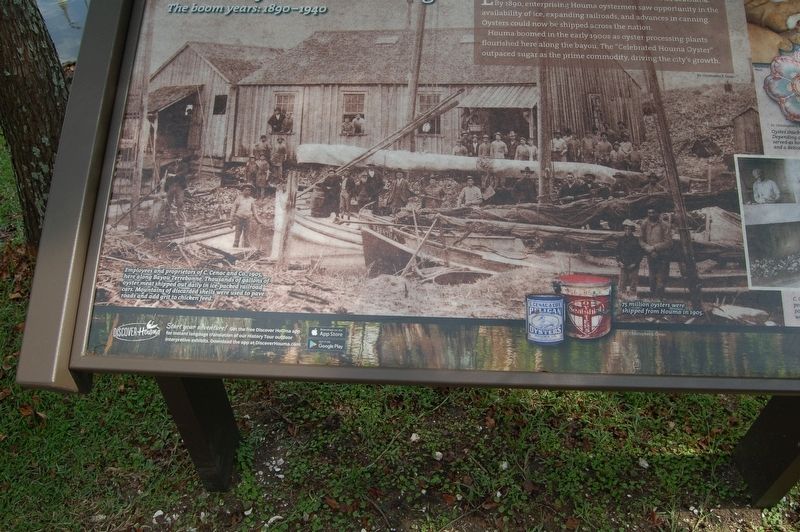 When Oysters Were King Marker image. Click for full size.