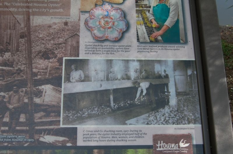 When Oysters Were King Marker image. Click for full size.